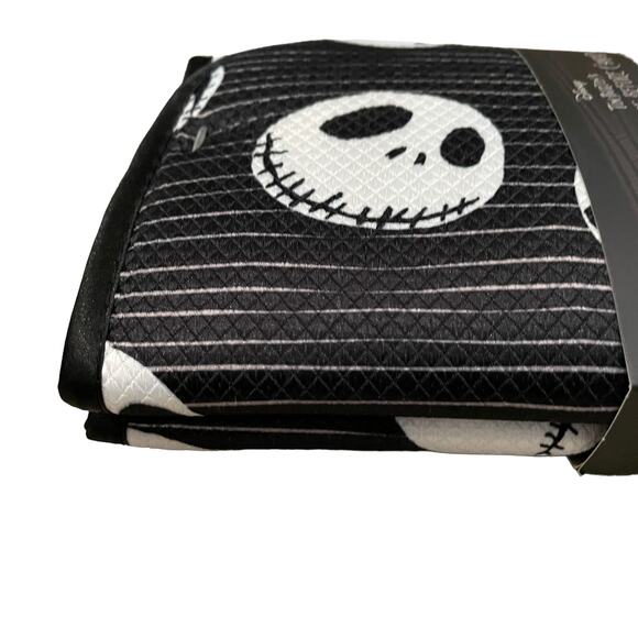Disney NIGHTMARE BEFORE CHRISTMAS Dish Drying Mats Set of 2 Black & White New - Picture 5 of 16